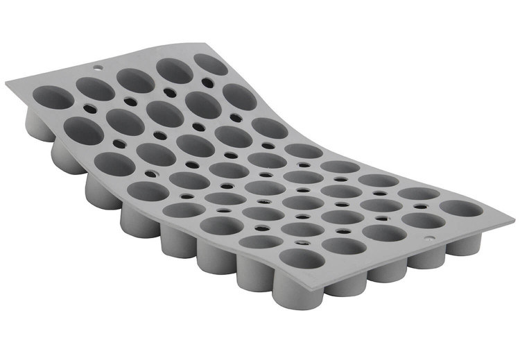 Moule en silicone De Buyer Elastomoule 40 mini-cylindres 30x17,6cm
