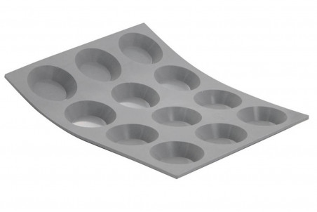 Moule en silicone De Buyer Elastomoule mini tartelettes rondes