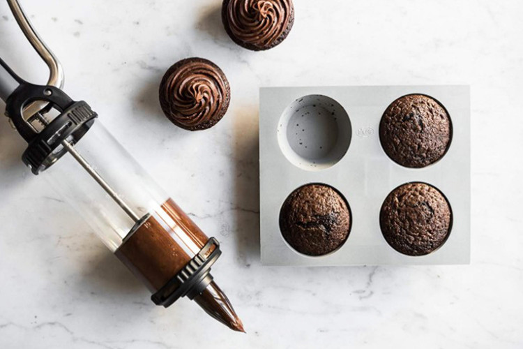 Moule en silicone De Buyer Elastomoule 4 ou 6 muffins