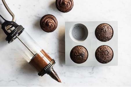 Moule en silicone De Buyer Elastomoule 4 ou 6 muffins