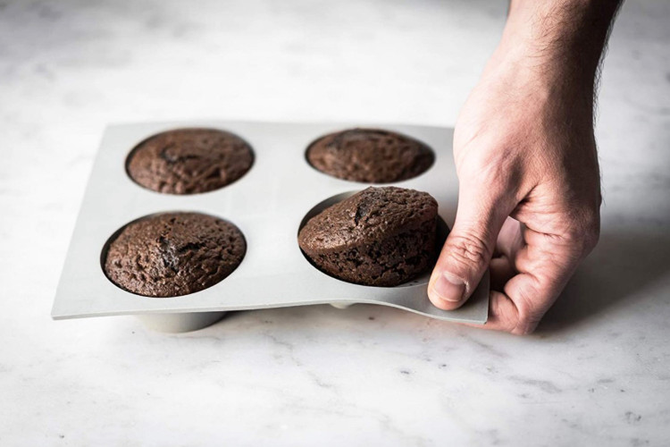 Moule en silicone De Buyer Elastomoule 4 ou 6 muffins