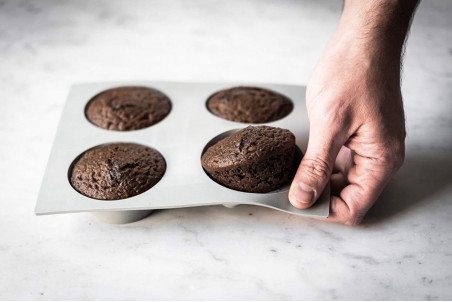Moule en silicone De Buyer Elastomoule 4 ou 6 muffins