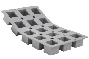 Moule en silicone 8 ou 15 cubes De Buyer Elastomoule 2