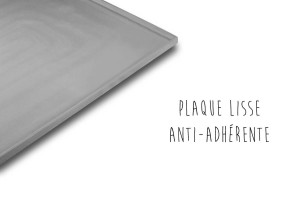 Plaque à pâtisserie lisse De Buyer Elastomoule à rebord 55,5x36cm