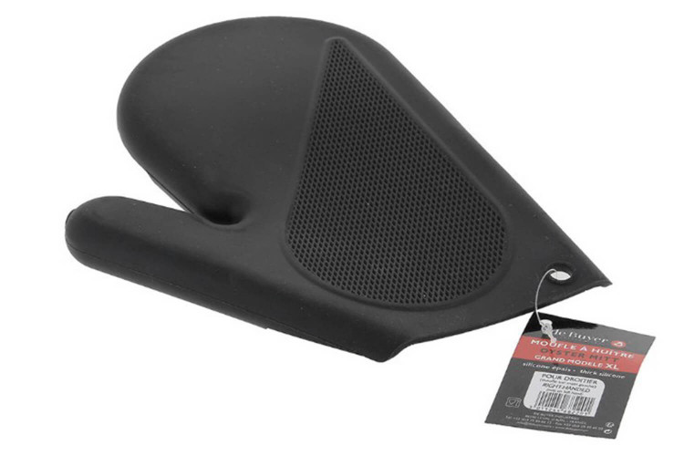 Moufle à huîtres De Buyer silicone robuste taille XL noire