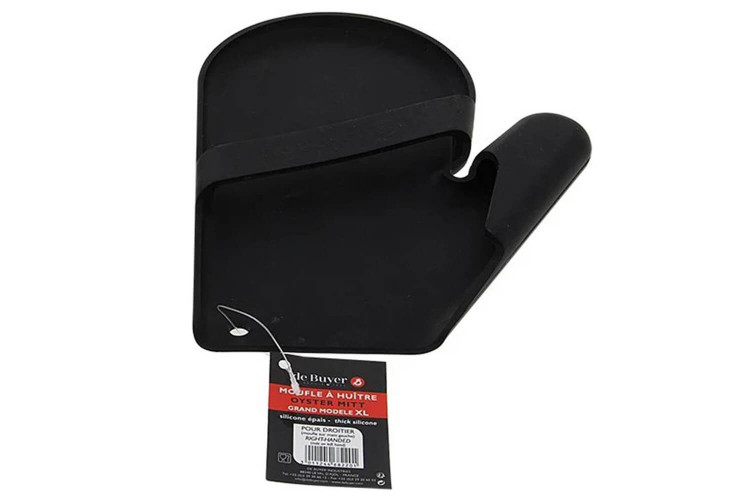 Moufle à huîtres De Buyer silicone robuste taille XL noire