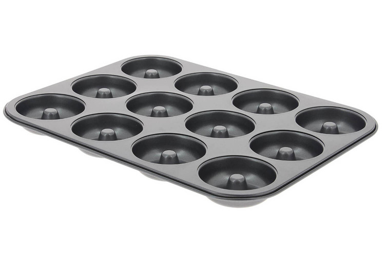 Plaque de cuisson De Buyer en acier antiadhérent - 12 mini savarins