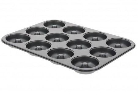 Plaque de cuisson De Buyer en acier antiadhérent - 12 mini savarins