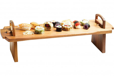 Planche apéritif en bois d'acacia Artesa - 52x15x17cm