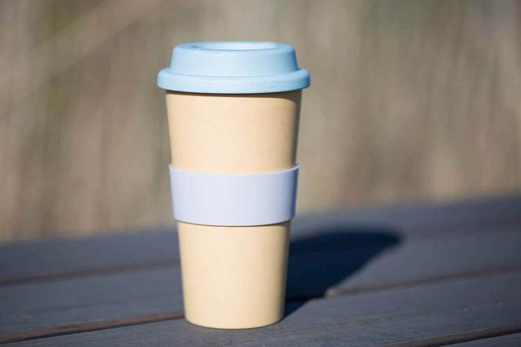 Mug nomade Kitchen Craft en fibre de bambou 375ml