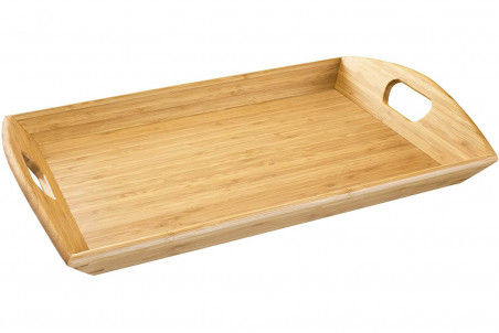 Plateau de service Totally Bamboo avec 2 poignées 58,5x38cm