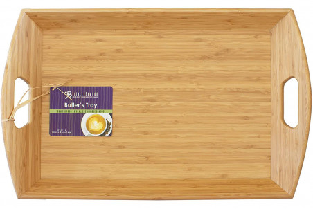 Plateau de service Totally Bamboo avec 2 poignées 58,5x38cm