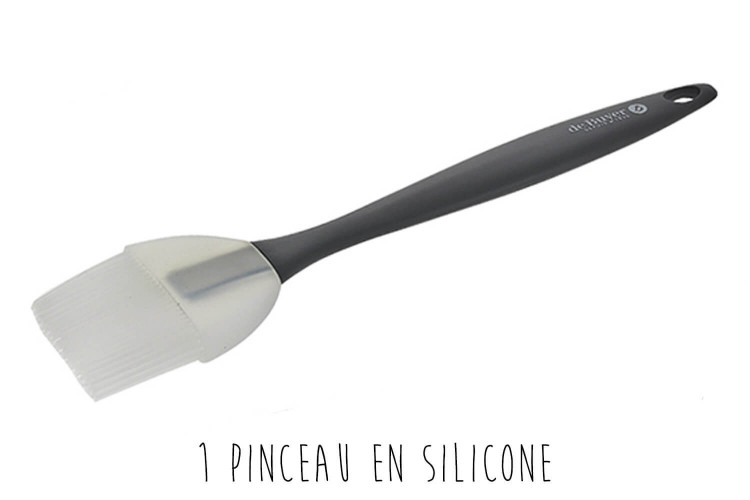 Box De Buyer Crêpesparty avec poêle en fer pinceau et spatule