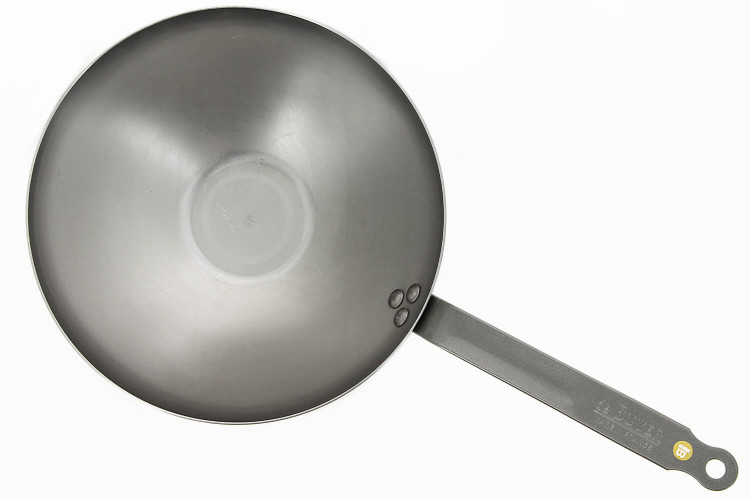 Wok à queue De Buyer Minéral B Élément en fer naturel - finition protectrice bio