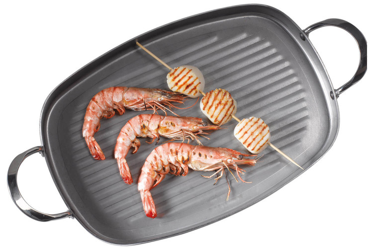 Plancha grill De Buyer Mineral B en fer 38x26cm