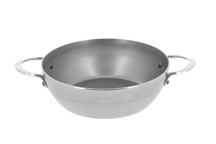 Sauteuse De Buyer Mineral B Element en fer bombée - 2 anses