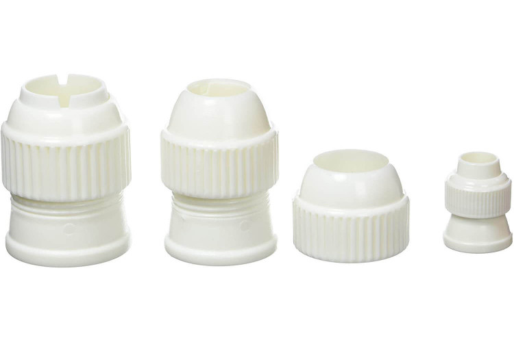 Set d’adaptateurs 3 formats pour douilles en inox De Buyer en polypropylène