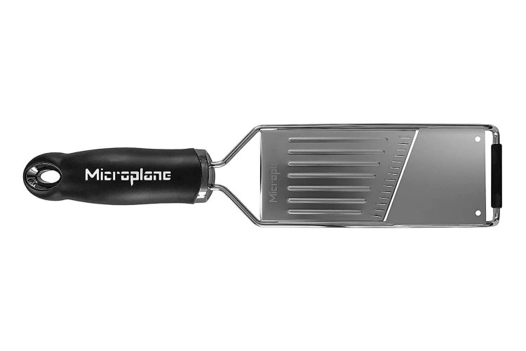 Mandoline à julienne Microplane - lame acier inox et manche soft touch