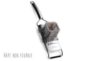 Protège-doigts pour râpes Microplane Professional avec compartiments 2
