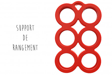 Kit de 6 douilles De Buyer Classic en Tritan + support de rangement