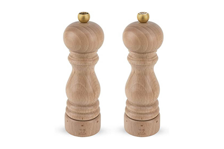 Lot de deux moulins à sel et poivre Peugeot U'Select - bois naturel 18cm