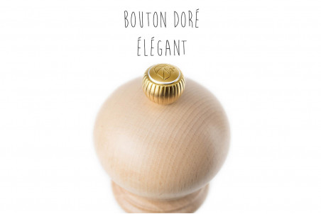 Lot de deux moulins à sel et poivre Peugeot U'Select - bois naturel 18cm