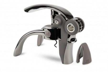 Tire-bouchon à levier Peugeot Baltaz en zamak + coupe-capsule - 14cm