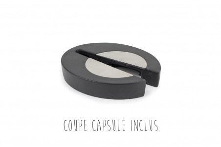 Tire bouchon à levier Peugeot Baltaz Dark en zamak et ABS - 14cm