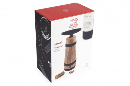 Tire-bouchon à vis Peugeot Barrel en noyer - 18cm