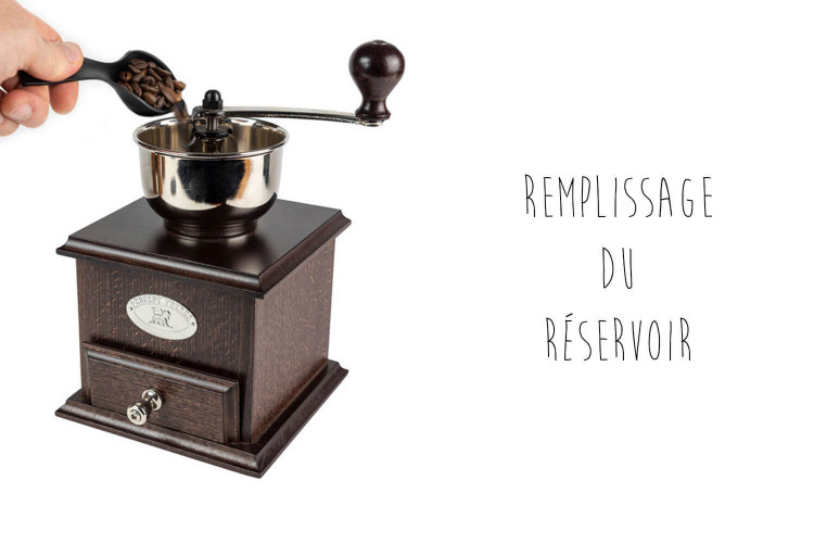 Moulin à café manuel Peugeot Brésil en bois de hêtre
