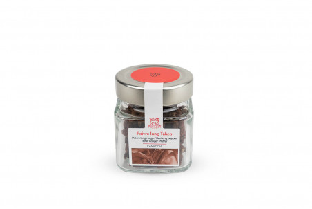 Poivre long rouge Takeo du Cambodge Peugeot dans pot en verre - 40g