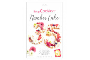 Kit number cake Scrapcooking réutilisable - 9 chiffres