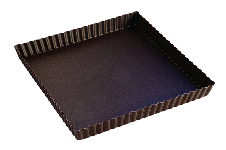 Moule à tarte cannelé et carré Gobel antiadhésif - 23x23cm