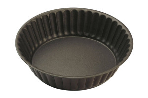 Moule à manqué rond cannelé bord haut Gobel acier antiadhésif
