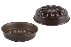 Moule à manqué rosacé Gobel antiadhésif en acier - diamètre 20cm