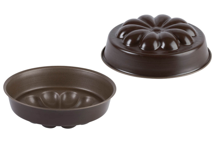 Moule à manqué rosacé Gobel antiadhésif en acier - diamètre 20cm