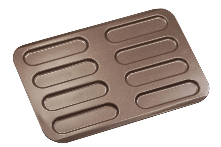 Moule à éclairs Gobel antiadhésif en acier - 8 pièces