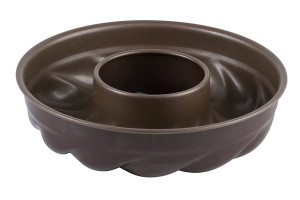 Moule à savarin torsadé Gobel antiadhésif en acier - diamètre 22cm