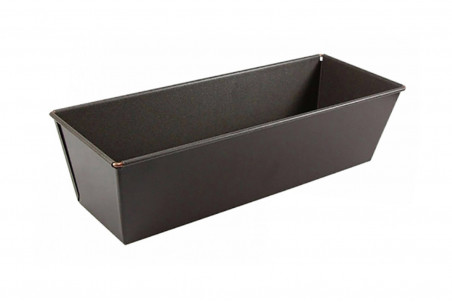Moule à cake plié bordé sur fil Gobel en acier anti adhérent - hauteur 8cm