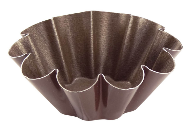 Coffret de 6 moules à briochettes Gobel en acier anti adhérent - diamètre 8cm