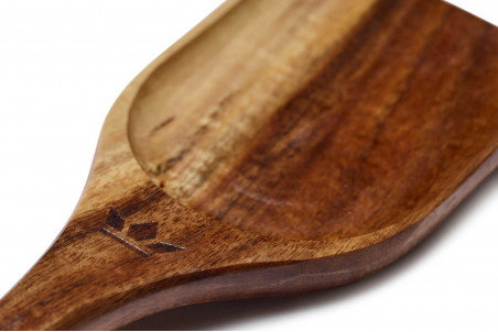 Spatule 2 en 1 pour goûter et servir Dutchdeluxes bois d'acacia - 33,5x7cm