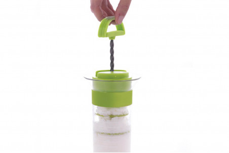 Toupie des sauces Mastrad en silicone vert 300ml