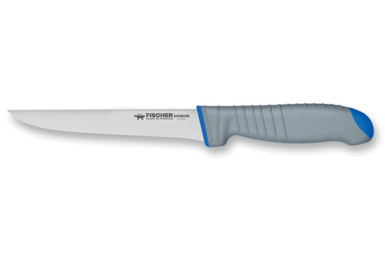 Couteau désosseur Fischer Sandvik manche confort - lame 14cm
