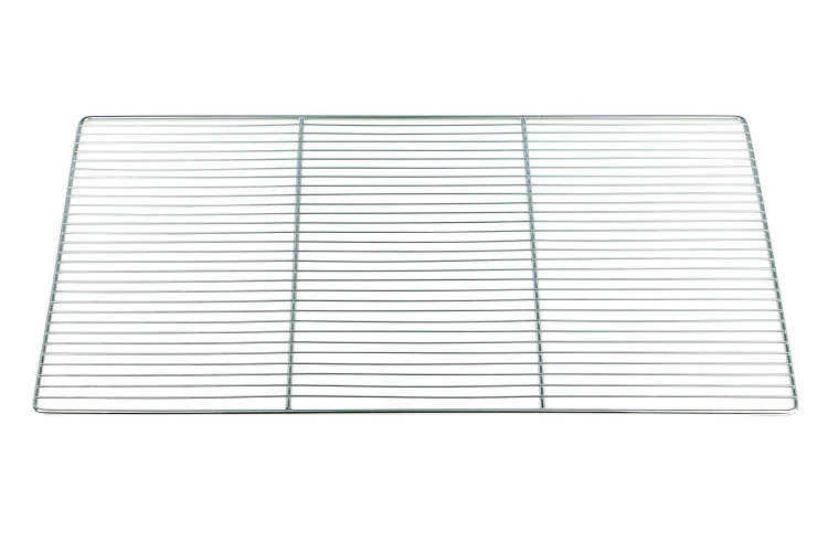 Grille à pâtisserie en inox 2 traverses 29 fils 60x40cm