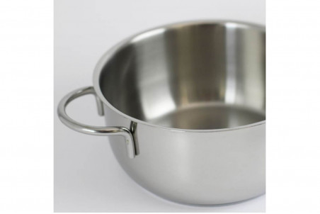 Set vapeur Cristel Master Faitout en inox + cuit-vapeur et couvercle en verre
