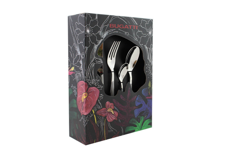 Ménagère 24 pièces grise Bugatti Glamour en inox 18/10