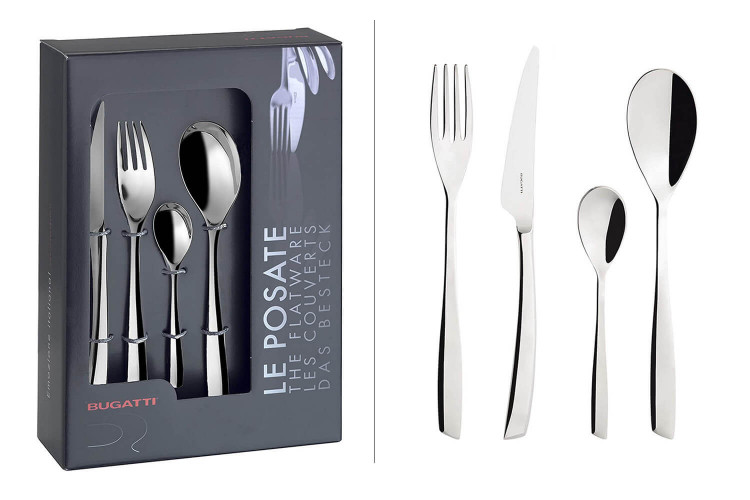 Ménagère 24 pièces Bugatti Riviera en inox 18/10