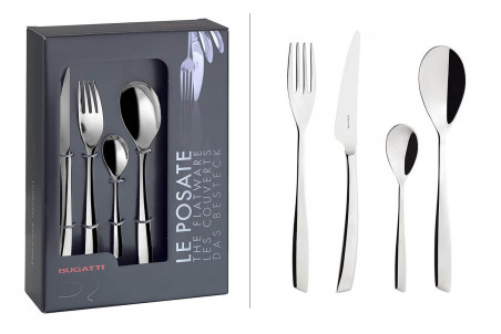 Ménagère 24 pièces Bugatti Riviera en inox 18/10
