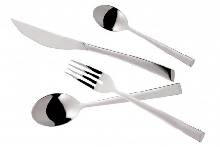 Ménagère 24 pièces Bugatti Caprera en inox 18/10