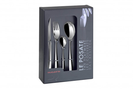 Ménagère 24 pièces Bugatti Amalfi en inox 18/10